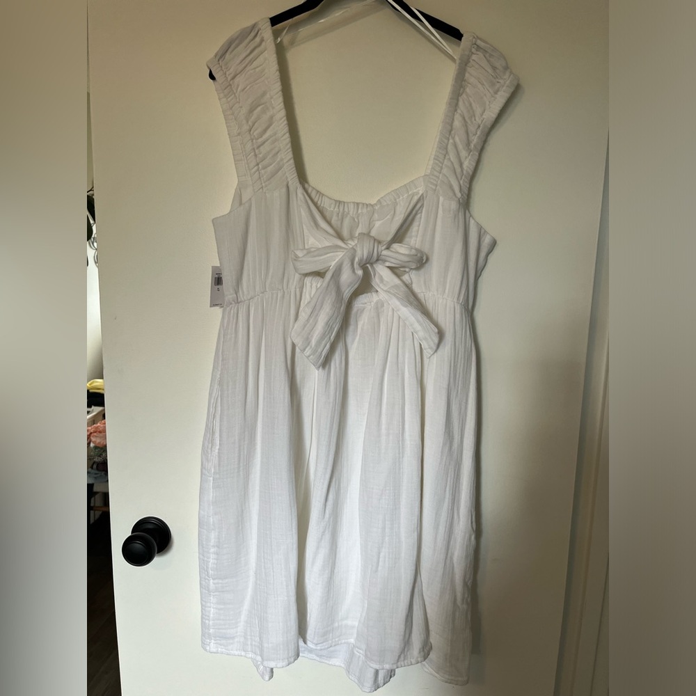 BNWT Open Tie Back Mini Dress